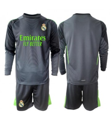 Real Madrid Målmand Tredjetrøje Børn 2025-26 Langærmet (+ Korte bukser)